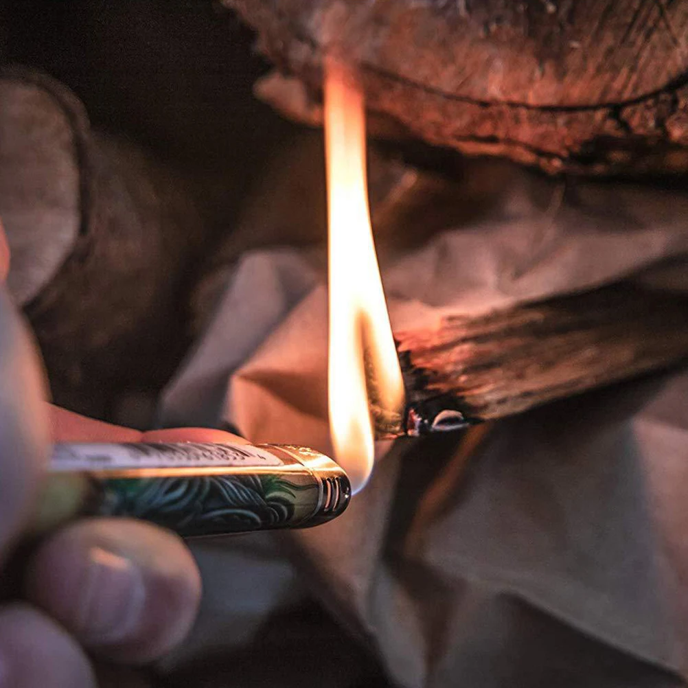 1 Juego de palos de madera de leña Natural para acampar al aire libre, iniciador de fuego, acendedores de madera