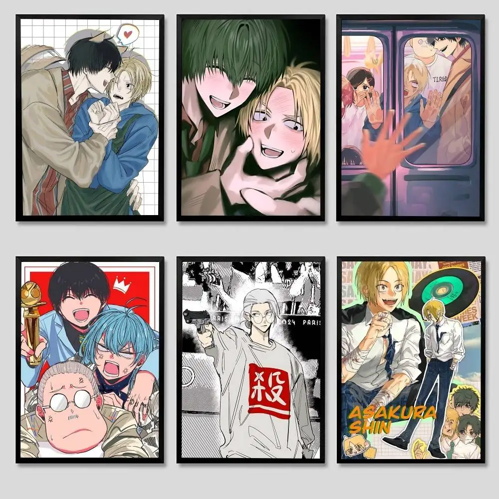 

S-SAKAMOTO DAYS Poster High Quality Print Poster Waterproof Wall Art Movie Posters For Living Bedroom Retro Room Decor Gift