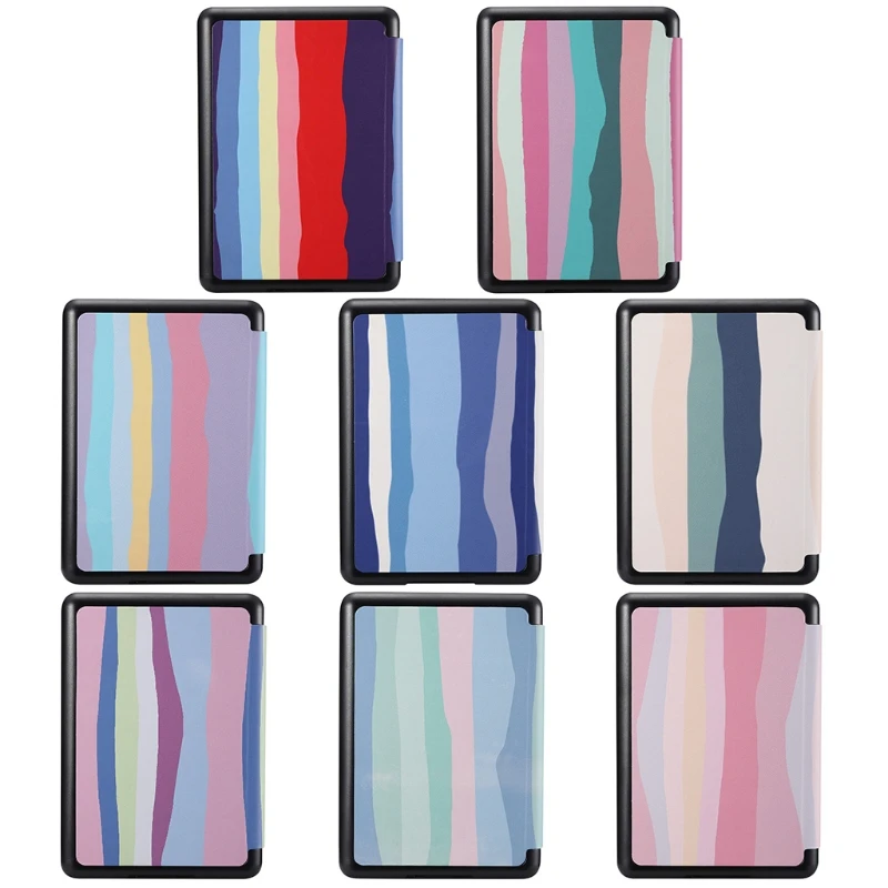 For Paperwhite 4 PQ94WIF for Case for Smart for Case PC Back Hard Cover Rainbow