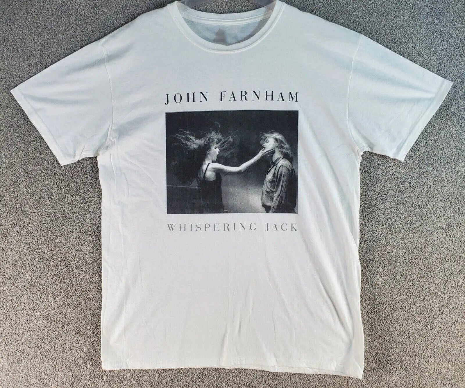 JOHN FARNHAM Whispering Jack Concert 2011 Shirt White Unisex S-2345XL LI913