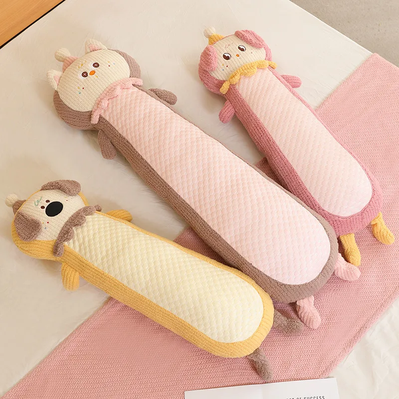 

120CM Cute Cartoon Long Dog Cat Plush Pillow Stuffed Soft Funny animal Sleeping Throw Pillow Cushion Lovely Gift for Girlfriend