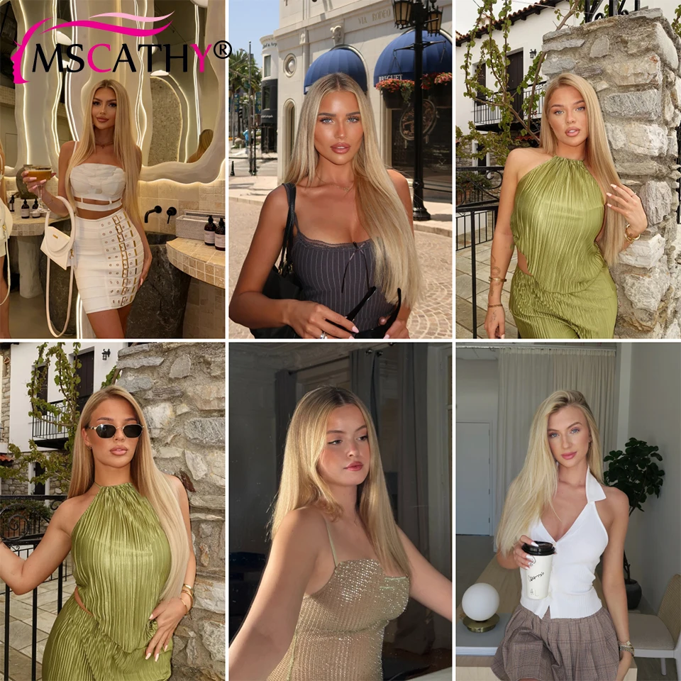 13x4 البيج الرماد شقراء أومبير مستقيم الباروكات للنساء غلويليس HD شفافة الدانتيل الباروكة الأمامية 200% البرازيلي ريمي خصلات الشعر المستعار الإنسان #5