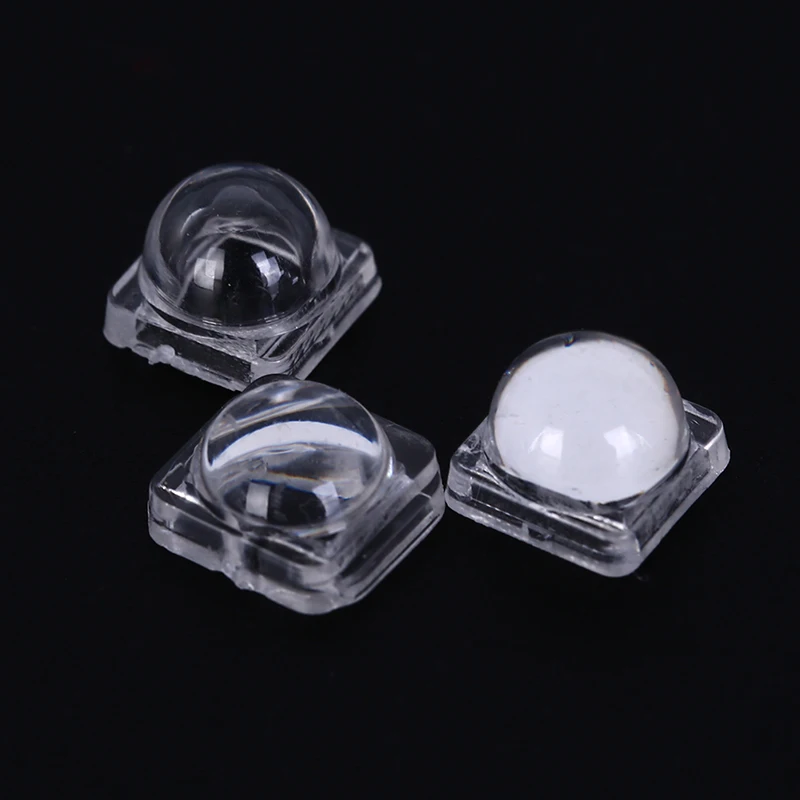 50pcs/set Mini LED Lens 30 60 Degree For 5050 SMD  LED PCB Convex Acrylic Lens With Holder Reflector Collimator