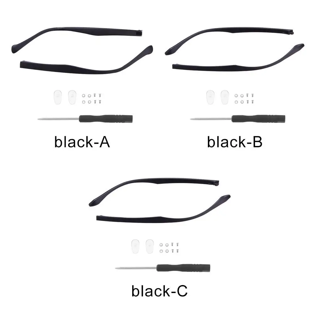 1 Pair Eyeglasses Temple Arm Single Tooth Double Tooth TR90 Eyeglasses Replacement Leg Repair Eyewear Accessories