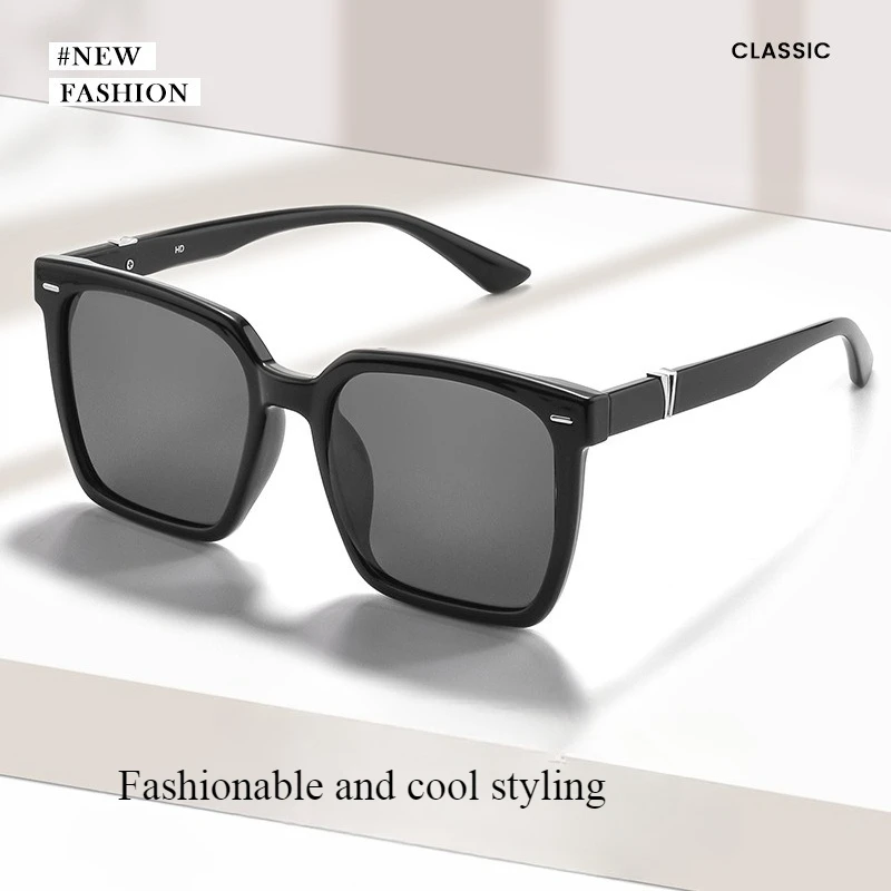 

New UV resistant sunglasses stylish personalized frame, trendy high-end sunglasses for beach party shopping polarized sunglasses