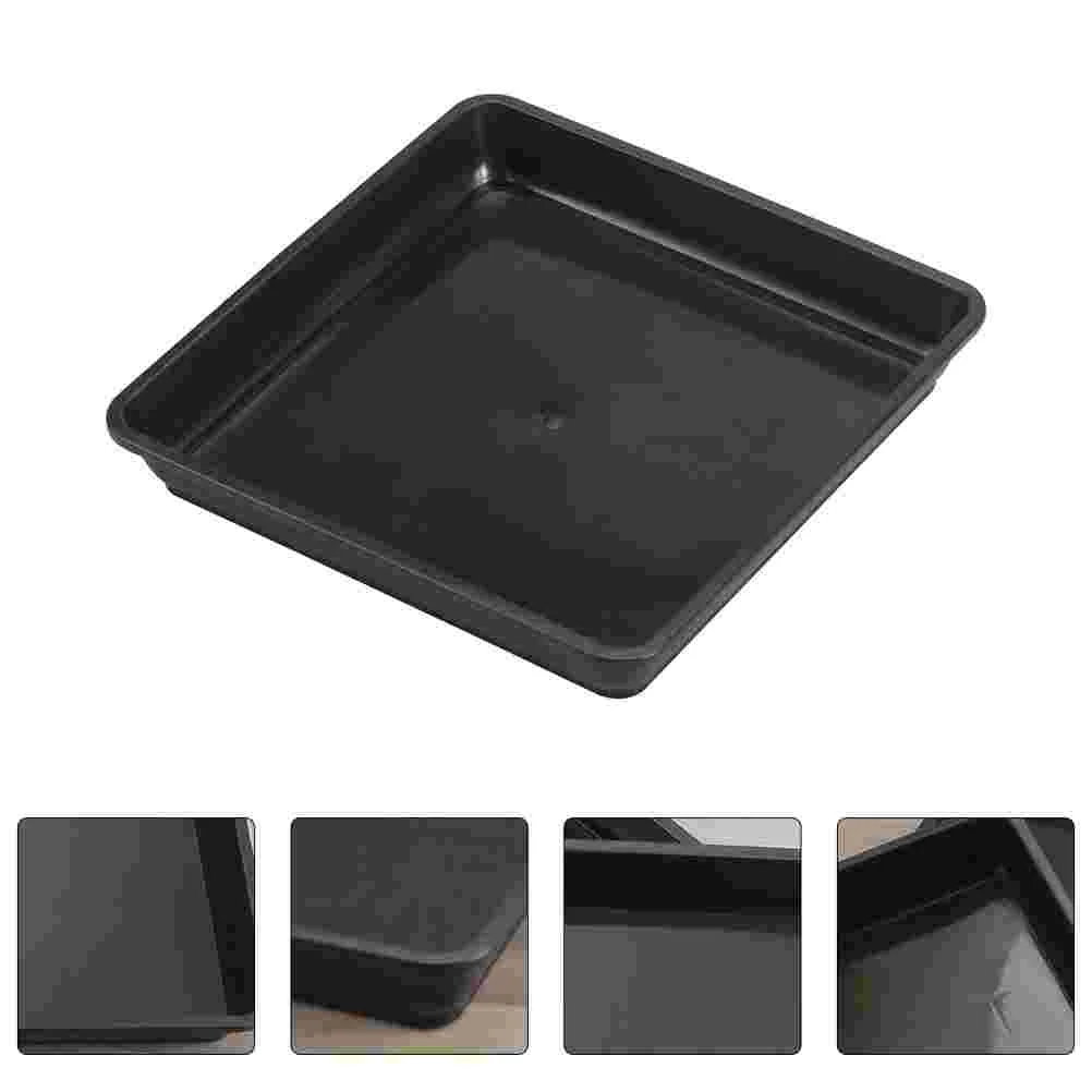 

5 Pcs Flower Pot Tray Plant Base Holder Pallet Watering Accessories Planter Plastic Raw Material Pp