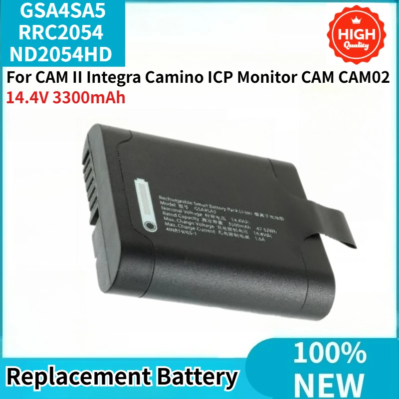 

GSA4SA5 RRC2054 ND2054HD High Quality Battery 14.4V 3300mAh for CAM II Integra Camino ICP Monitor CAM CAM02 Brand New