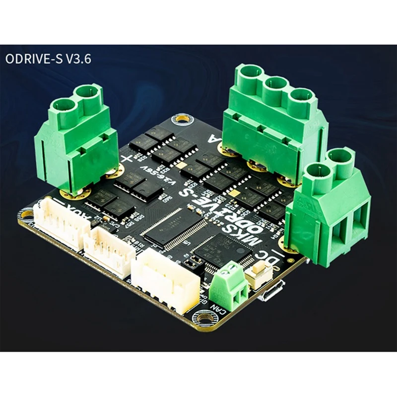 Controller Mainboard For Odrive3.6 FOC BLDC Servo Mainboard Multi-Function Single-Motor Controller On-Board Loose Parts