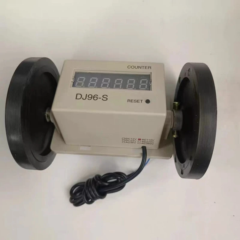 Digital Display Counter DJ96-S Electronic Length Meter, Meter Wheel 12V 24V 110V220V