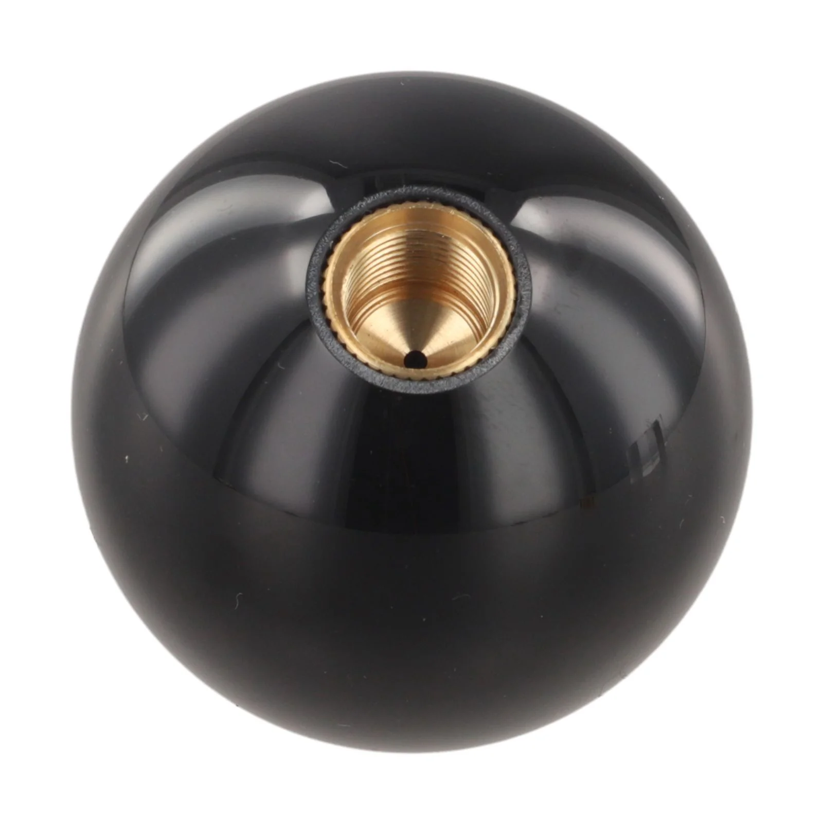 Round Ball 5 Speed Manual Gear Shift Knob with 3 Thread Adapters for Manual Transmission Cars Providing Enhanced Shift