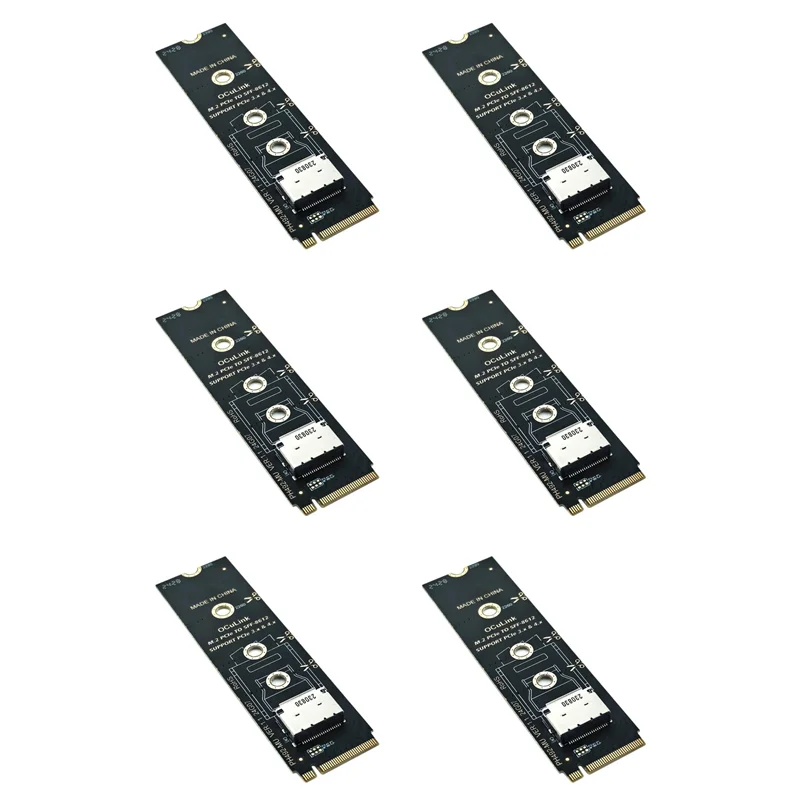 

6X адаптер M.2 Nvme Pcie к Oculink Female Dock SFF-8612 Адаптер M.2 Mkey Nvme к Oculink SFF-8611 SFF-8612