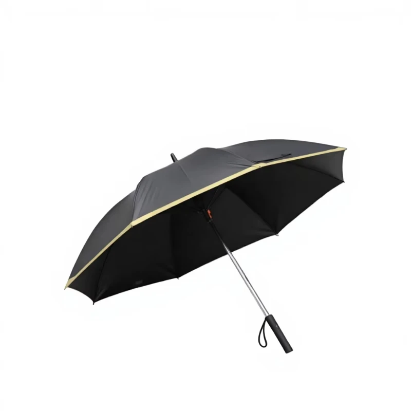 

Усиленный современный ветрозащитный зонт 8K с прямым стержнем, ткань из полиэстера 190T, подходит для защиты от непогоды.