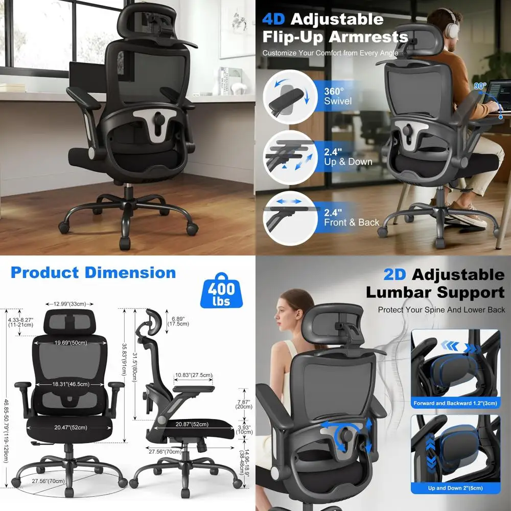 electric executive office recliner chair with footrest, ergonomic comfy desk chair, big and tall high-back, beige