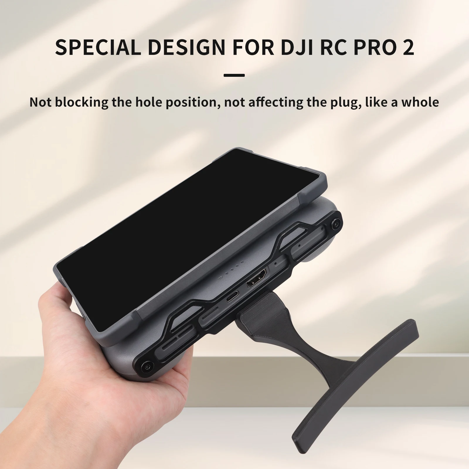 Uchwyt na brzuch do pilota DJI Mavic 4 Pro RC PRO2, poprzeczka ze stopu aluminium, smycz do pilota, akcesoria — zdjęcie produktu 4