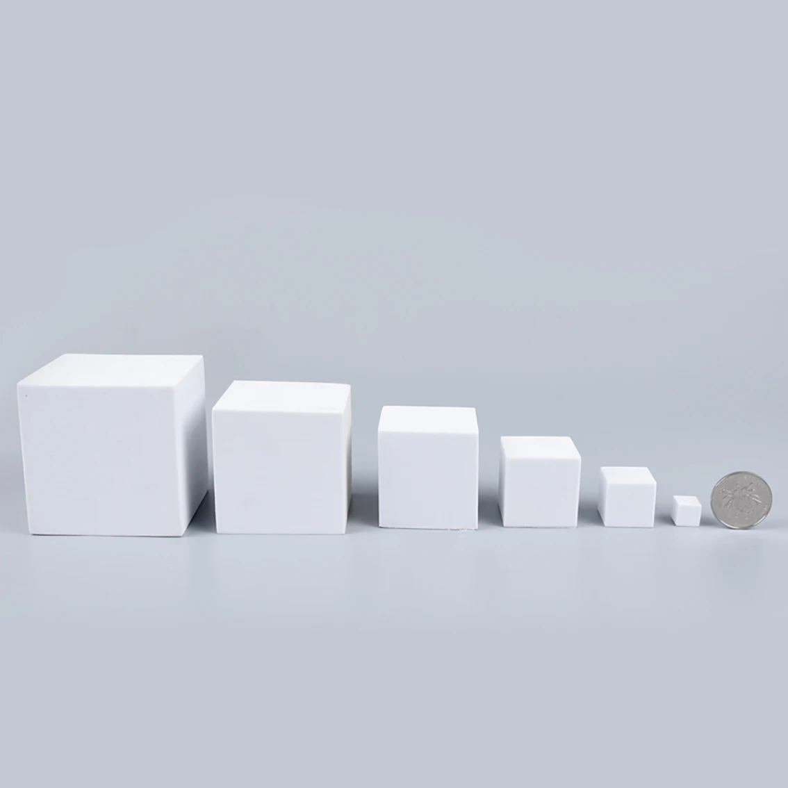 Square White EVA Foam Block for DIY Craft Model Making Material Teaching Tools Game Toys Accessories 10*10*10-60*60*60mm