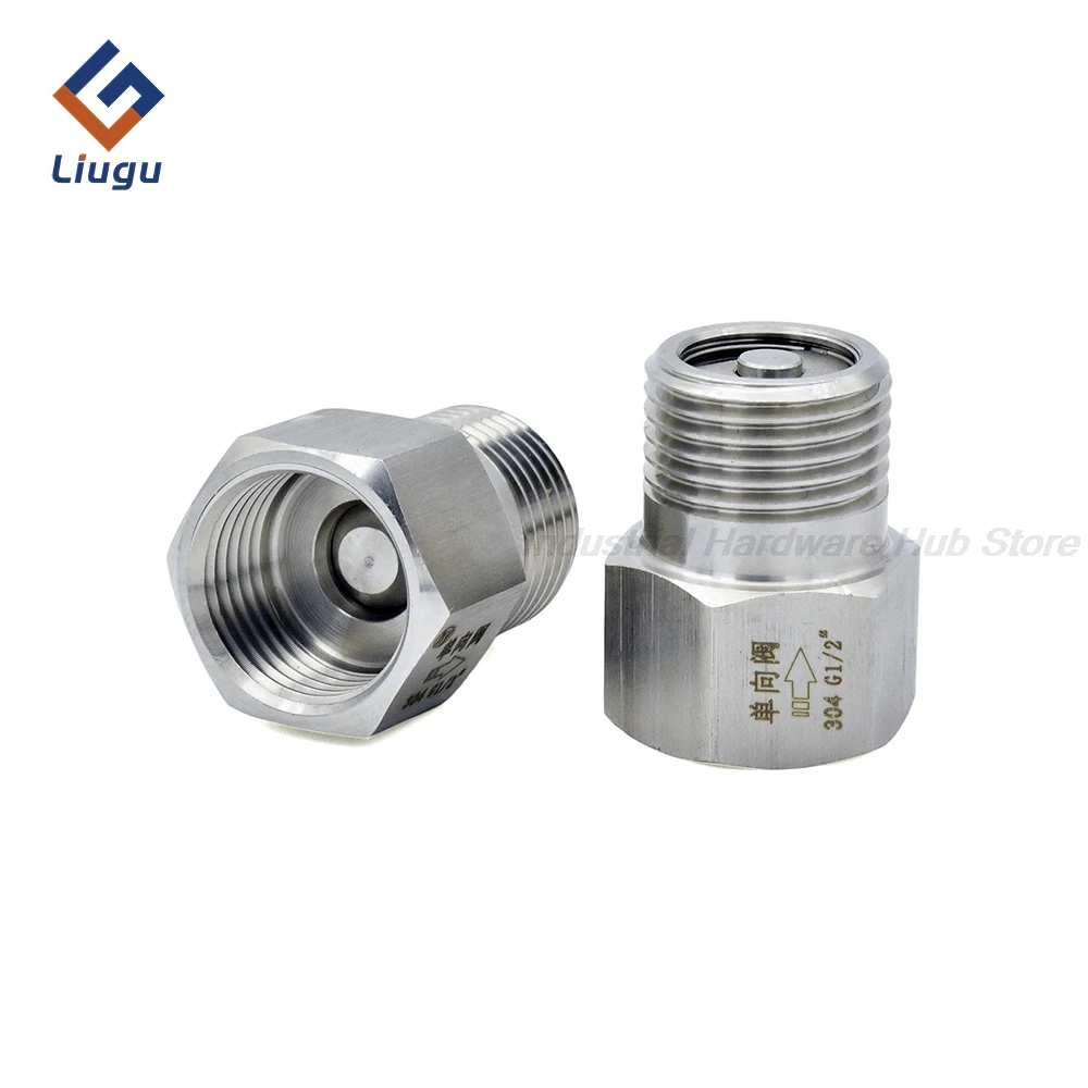 Single Check Valve 304 Stainless Steel BSP 1/8