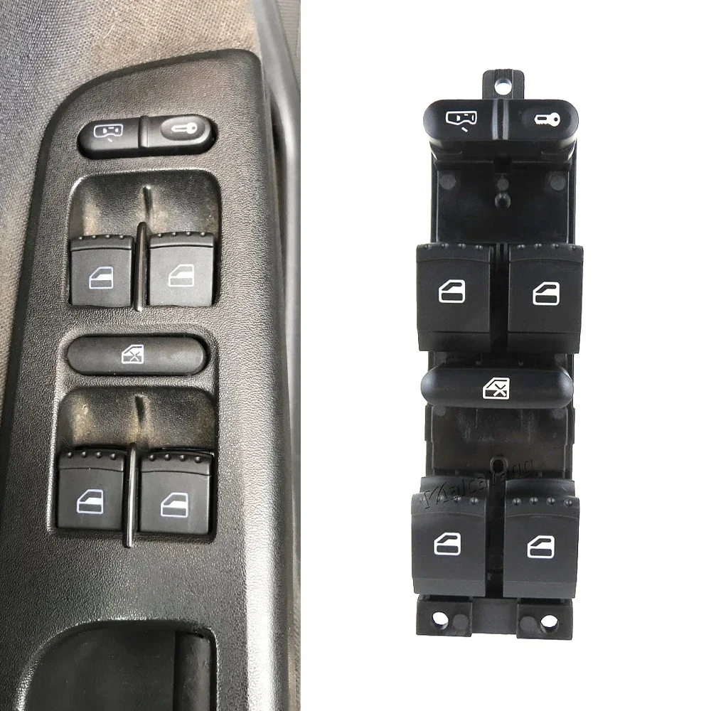 Electric Power Master Window Switch 1J4959857A 1J4959857C For Volkswagen Golf Jetta Bora Passat B5 Seat Leon Toledo 1999-2006