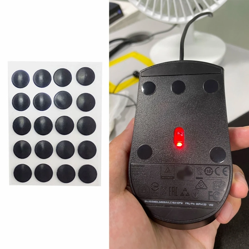 DN59 ملصقات زلاجات الماوس الاحترافية لوحة قدم الماوس الفئران تنزلق حافة منحنية لـ G1/MX300/M100 ماوس 0.6 مللي متر 1 حزمة