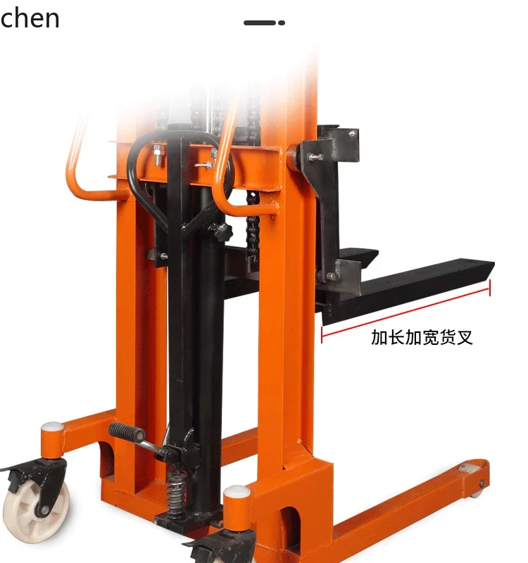 YY- Hydraulic Hand Pallet Truck High Lift Hand Push Semi-Electric Hand Forklift Small Forklift