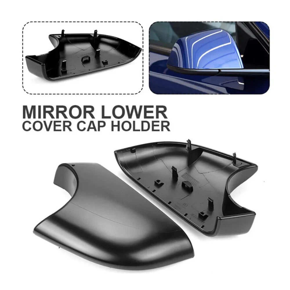 Black 8202102 8202202 1495632-00-B LH RH Side Mirror View Mirror Lower Shell Mirror Frame 8202101 8202201 For Model Y 2020-2023