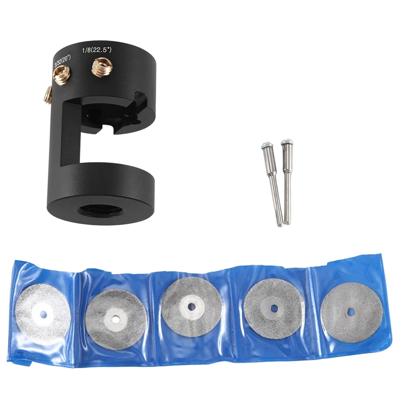 

Tungsten Electrode Sharpener Grinder Head Set Kit TIG Welding Tool With Cut-Off Slot Multi-Angle &Amp, Offsets, Horizontal Hole