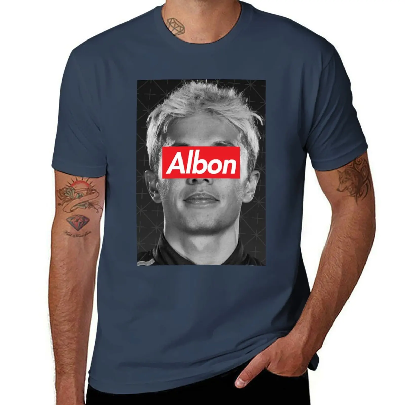 

Alex Albon (Photo) T-Shirt Trendy Print Short Sleeve T-Shirt