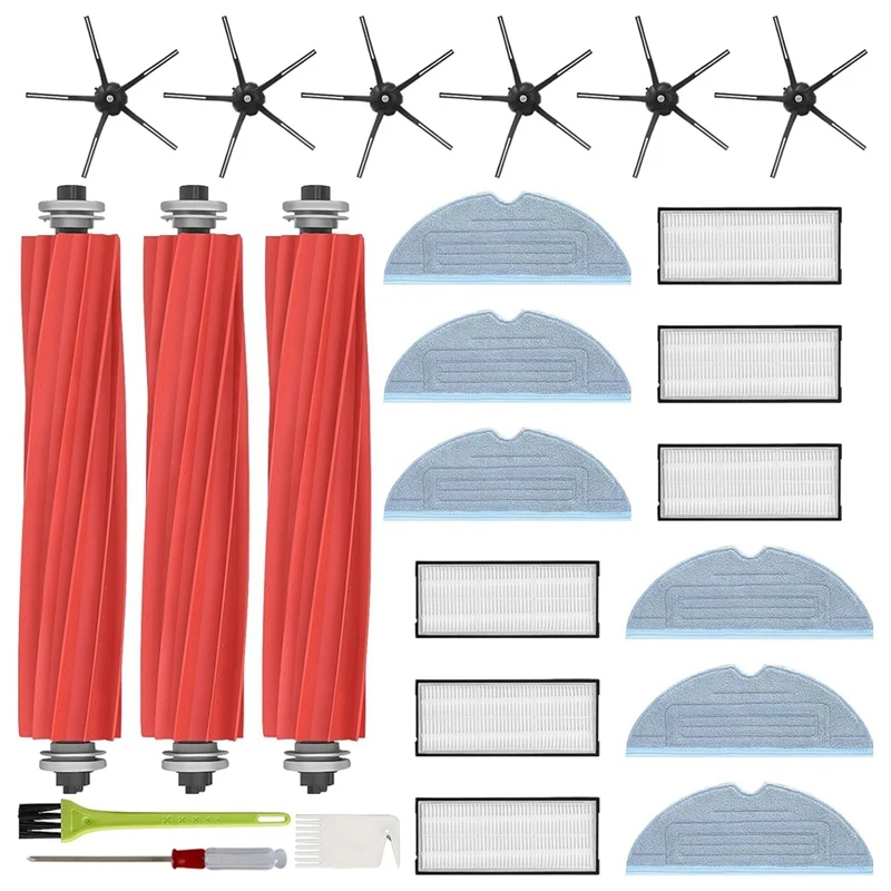 

Promotion!For Roborock S7 S7 Maxv Ultra S7 Pro Ultra S7 Max Ultra S7 Plus Vacuum Main Side Brushes Hepa Filter Mop Cloth Dust Ba