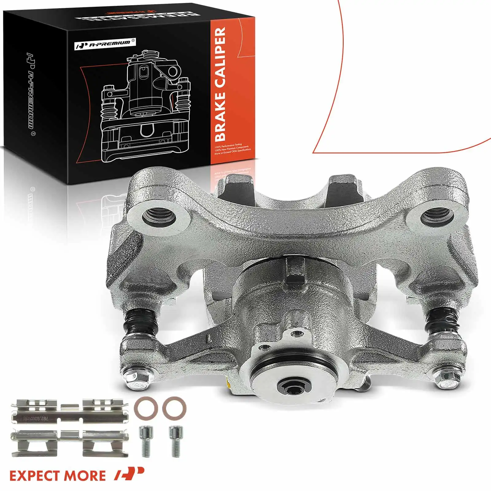 A-Premium Rear Right Electric Parking Brake Caliper with Bracket for Ford F-150 2015-2018