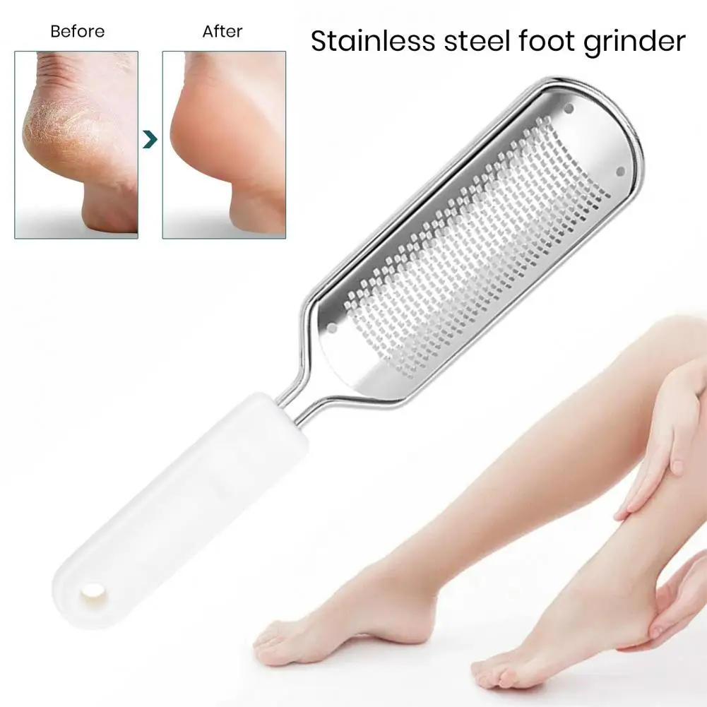 Labor-saving  Durable Remove Rough Skin Pedicure File Rustproof Foot Scrubber Non-slip Handle   for Unisex