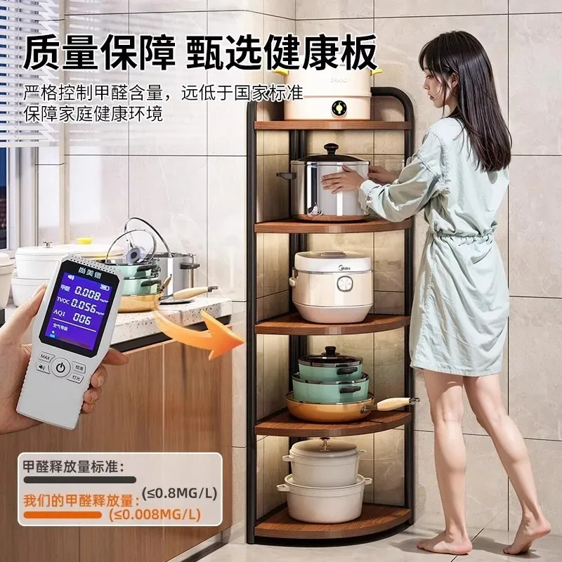 رف زاوية للخزانة الزاوية مدمج على جدار غرفة المعيشة وخزانة المطبخ المثلثة وغرفة النوم