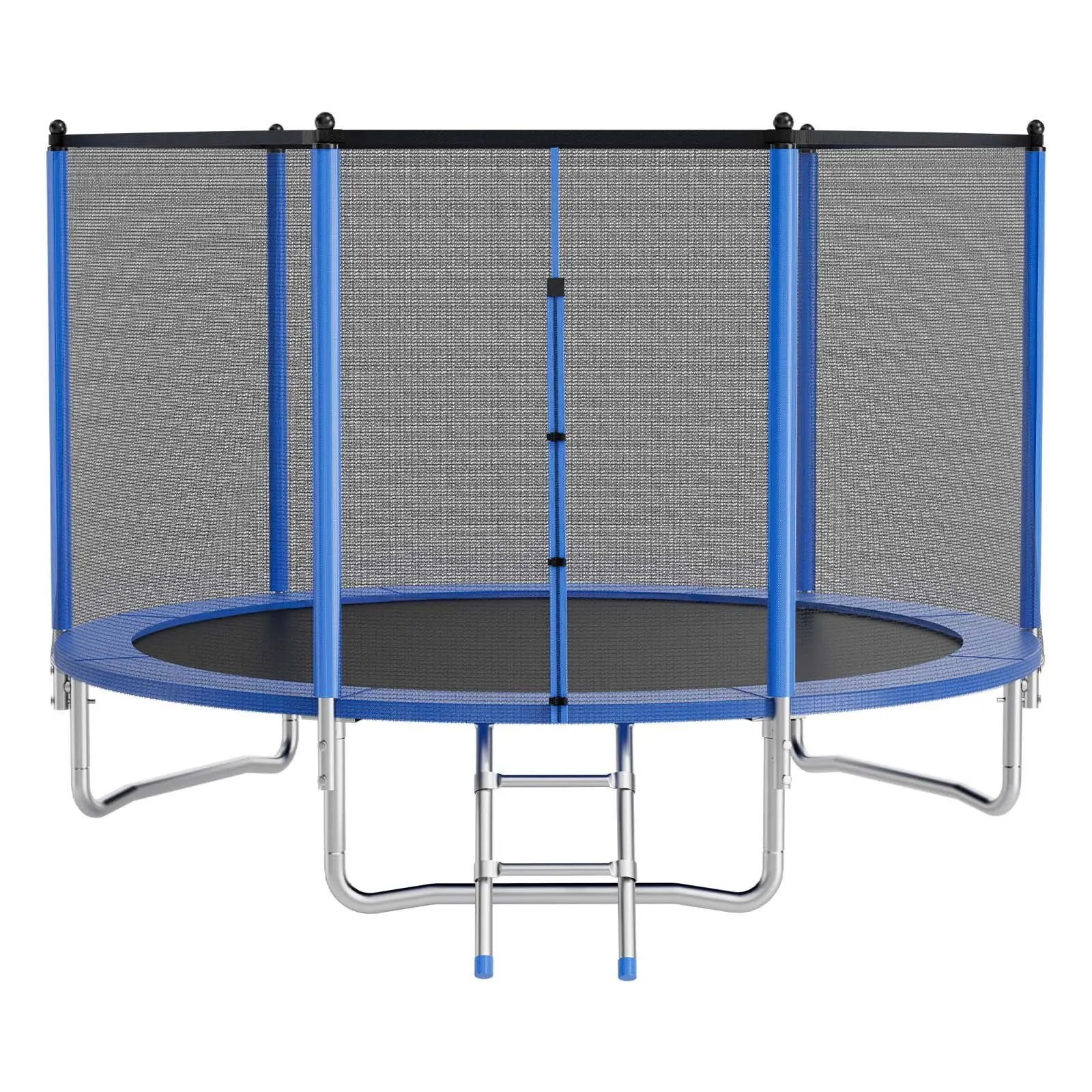 

Уличный батут, круглый батут диаметром 10 футов с защитной сеткой, одобренный ASTM, усиленный, выдерживает до 330 фунтов (150 кг)