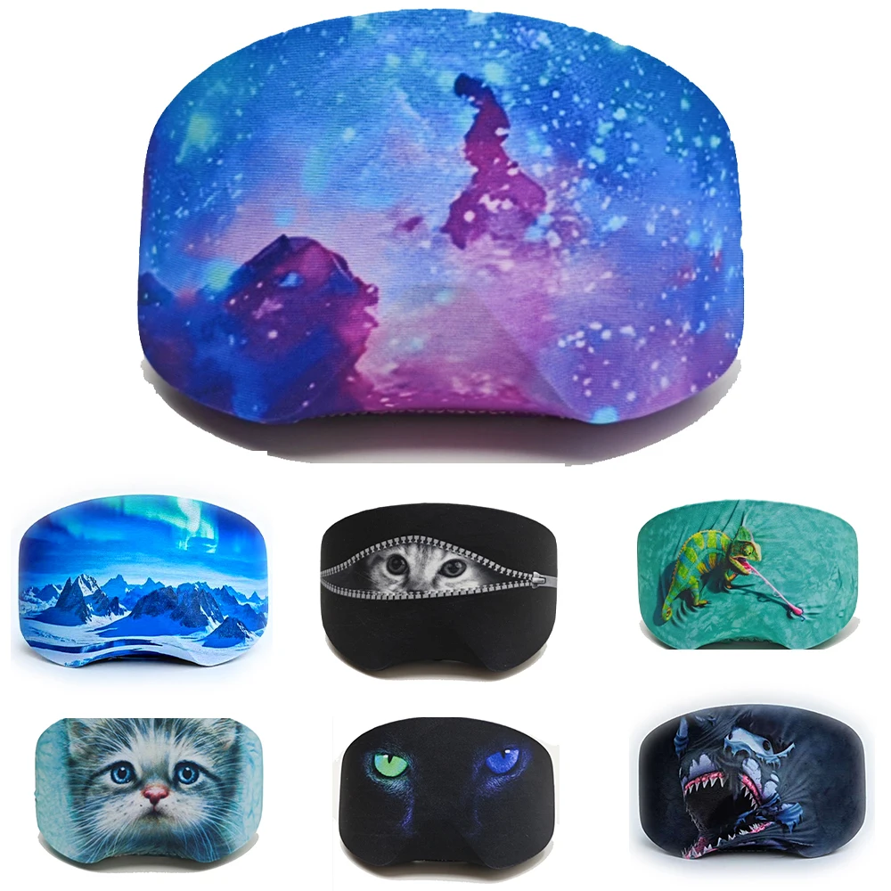 

Лыжное снаряжение, модные чехлы для очков, устойчивые к царапинам, лыжные очки для мужчин и женщин, эластичные материалы, легкий вес, легко носить с собой