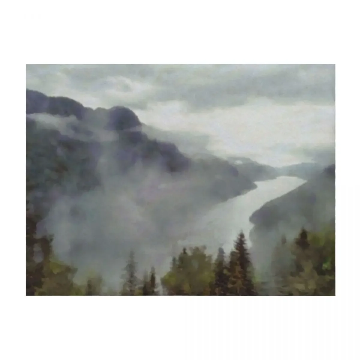 Bruinen River Throw Blanket Summer Sofa Throw Large Hairys Blankets