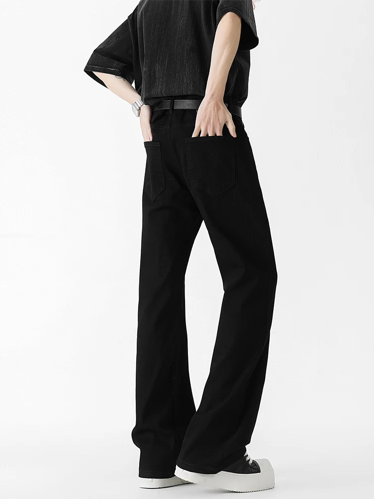 Bla Bootcut Knife Flared Jeans Heren Amerikaanse High Street Sle Afslankende Denim Broek Met Rechte Pijpen Jeugd Trendy