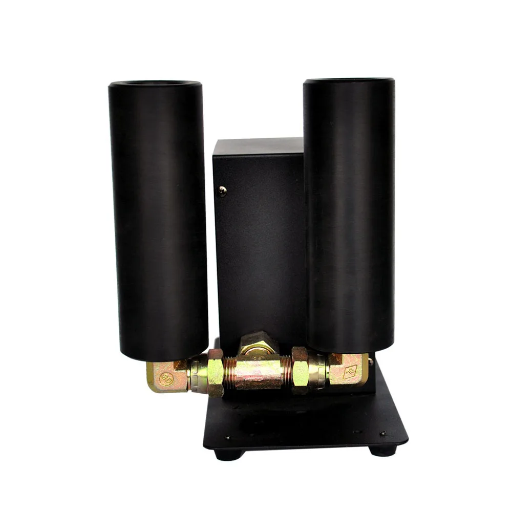 Special Effect Event 1 2 Barrels DMX512 Control Cannon Co2 Jet Fog Machine For Stage DJ Disco Bar Nightclub With 6m Gas Hose