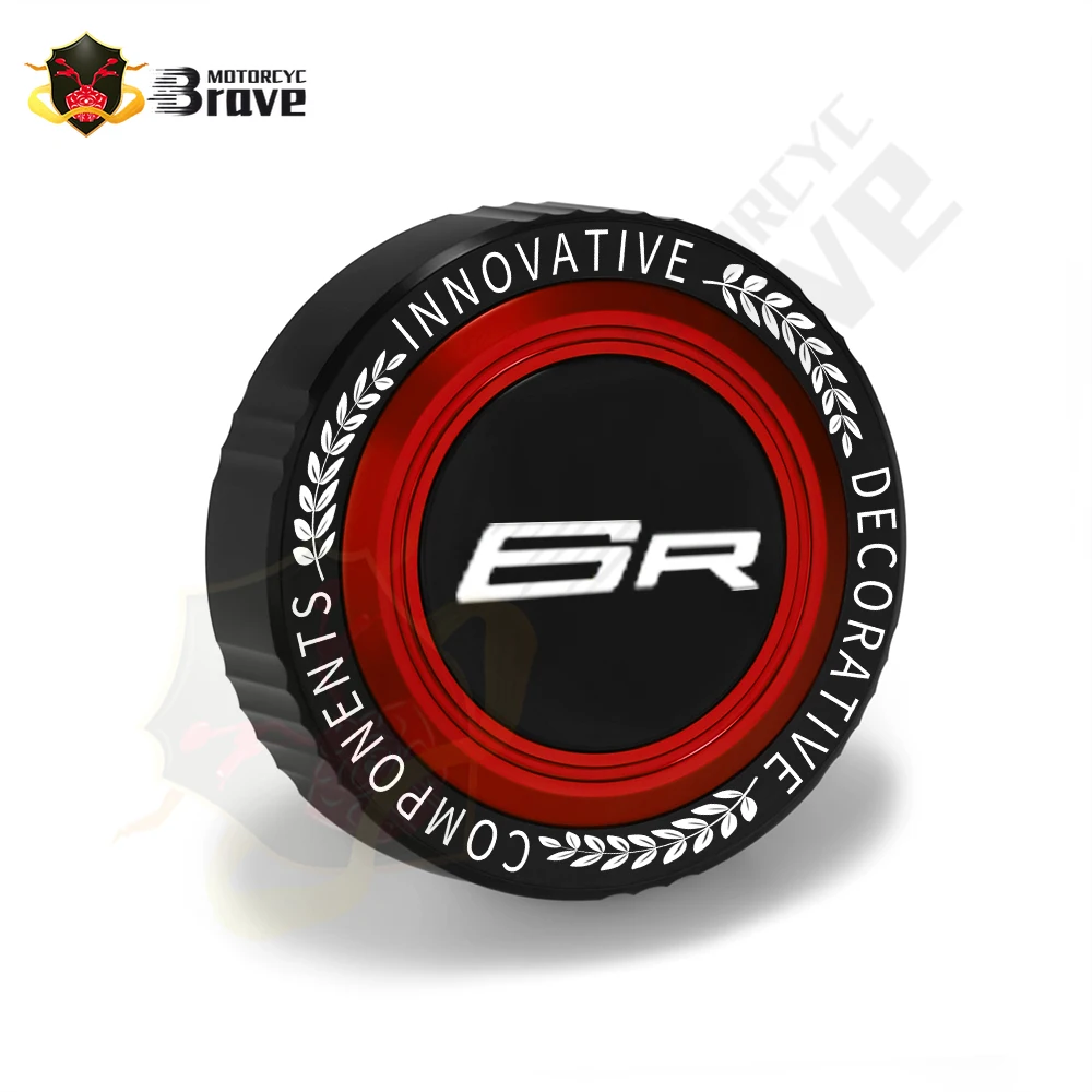 

For N inja ZX6R 2007-2024 N inja ZX10R 2008-2015 Motorcycle Accessories Front Brake Fluid Reservoir Tank Oil Cup Cap Cover