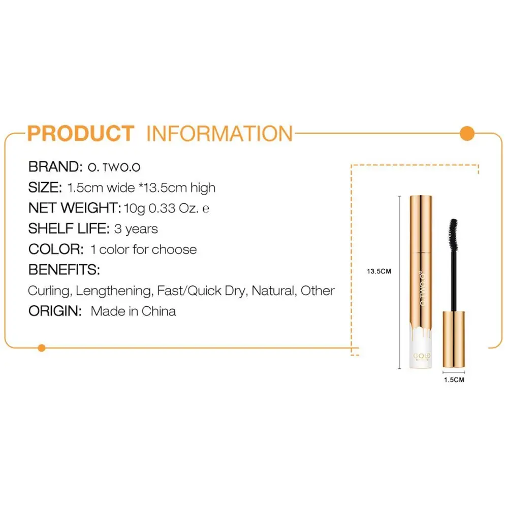 New Lengthening 3D Mascara No-smudge Thick Extension Eye Lashes Brush Waterproof Long-Lasting Eyelash Mascara