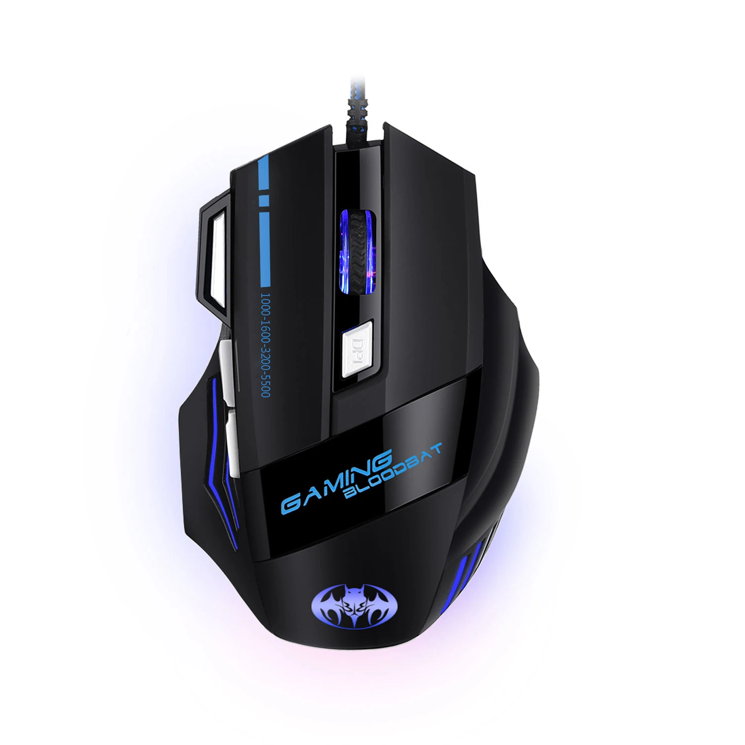 1 PC ITLY New Hyperspeed USB Gaming Mouse RGB Backlit Ergonomic Game Mice 7D Esports Wired Mouse for Laptop PC Gamer