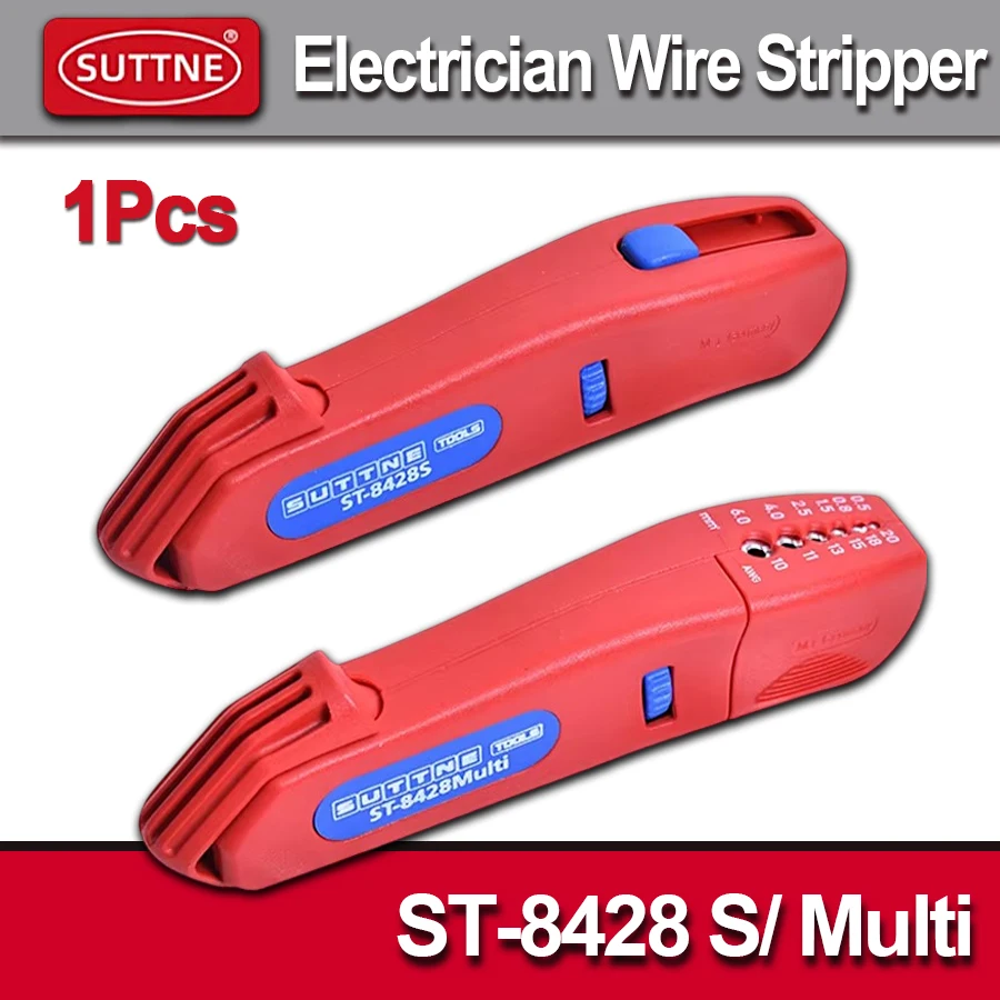 

Германия SUTTNE Многофункциональный электрик для зачистки проводов Регулируемая длина зачистки Портативный автоматический очиститель серии NO.ST-8428