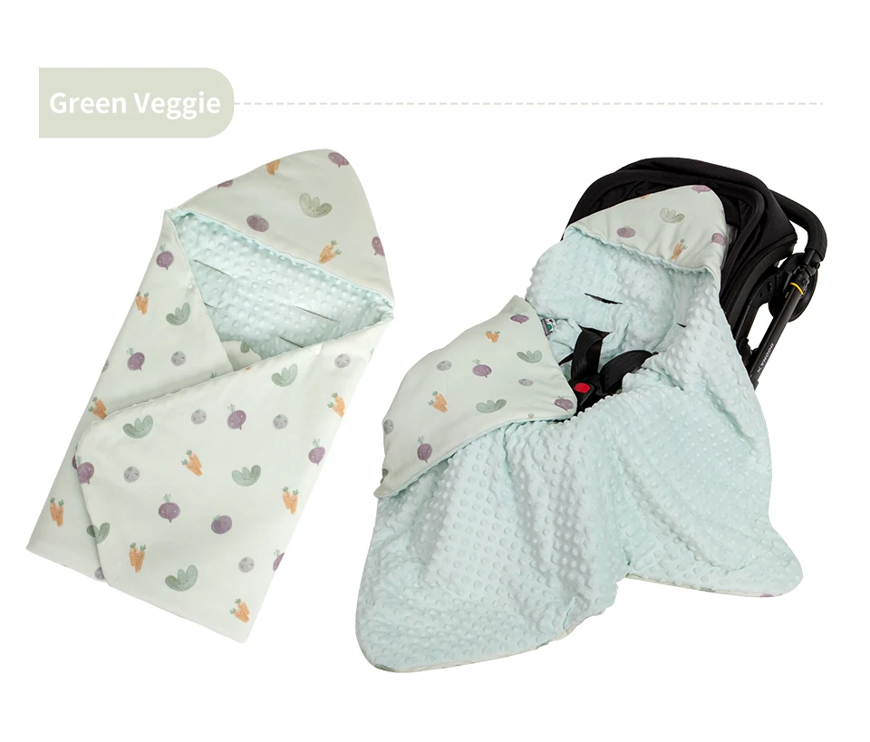 Babydecke für Neugeborene mit Kapuze, winddicht, draußen gehen, warm, tragbar, Wickeltuch im Korb, Baby-Auto-Sicherheitssitze für 0–3 Monate – Detail 24
