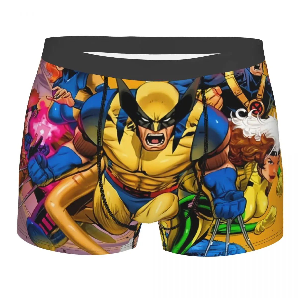 

Нижнее белье из фильма Disney X-Men Marvel, мужские эластичные трусы-боксеры, шорты, мягкие трусы для Homme