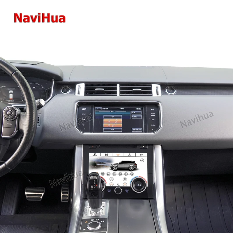 NaviHua Car AC Screen Air Conditioning Panel Display LCD Touch Screen Air Control Panel for Range Rover Sport L494 2013-2017