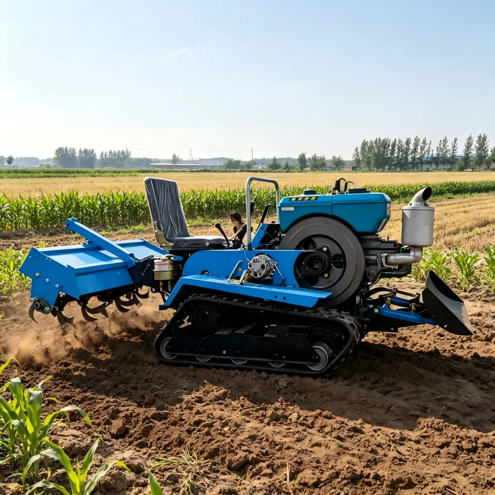 

New Type Farm Micro Tiller Small Garden Cultivator Bundled with 5 Free Working Attachments