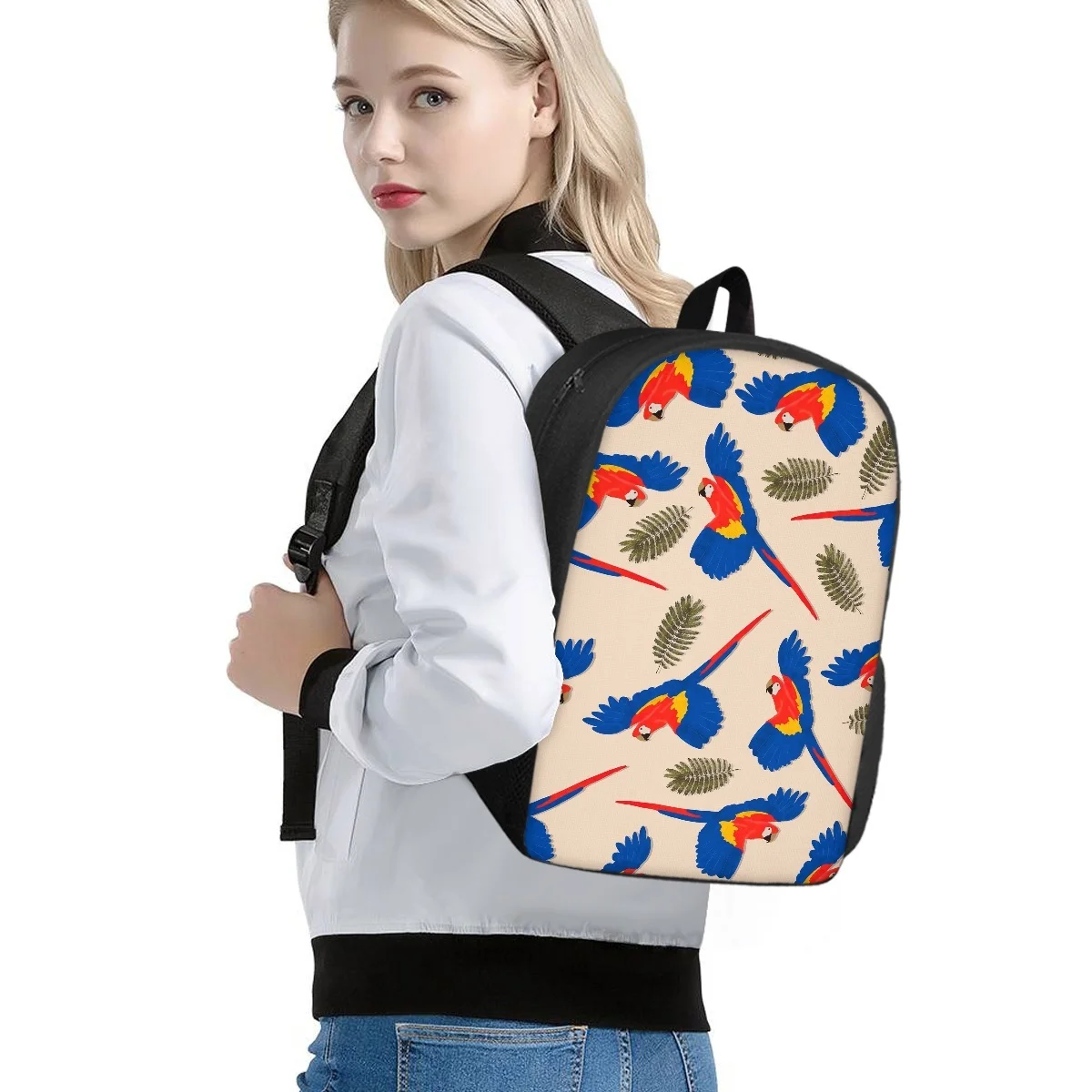 Leuke Vogel Afdrukken Rugzak Voor Kinderen Schooltassen Voor Jongen Meisje Tassen Fashion Mooie Peuter Boekentas Tieners Student Mochila