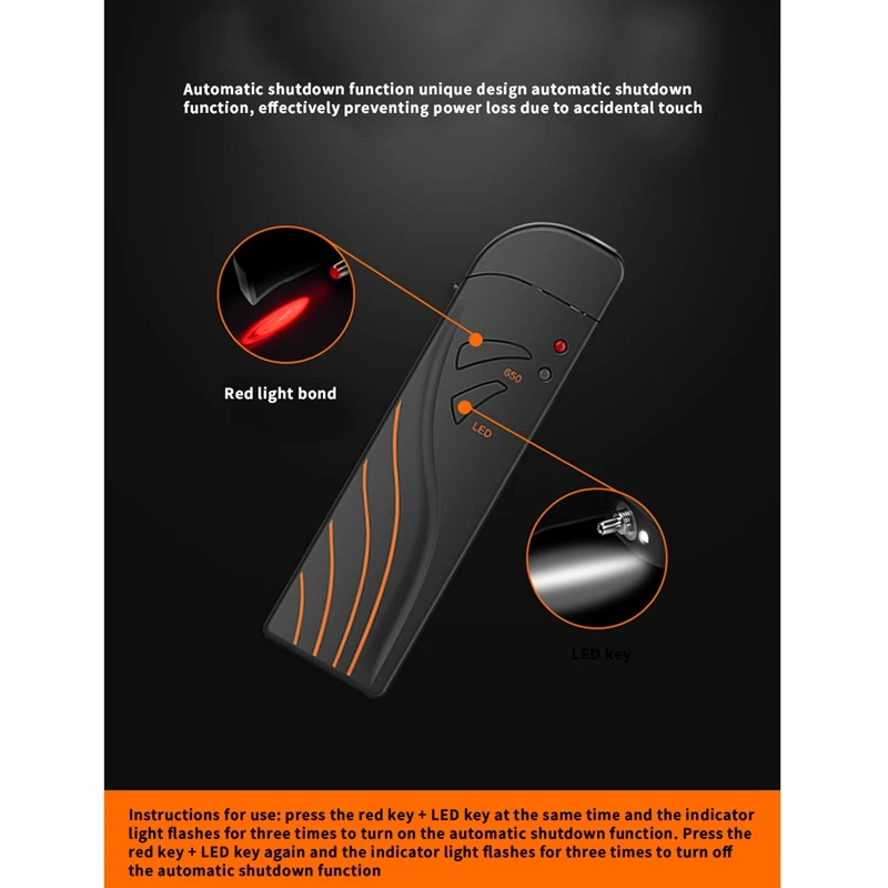 Optical Fiber 15Km Red Pen Optical Fiber Fault Locator FTTH Fiber Optic Test USB Charge LED Lighting Pen VFL