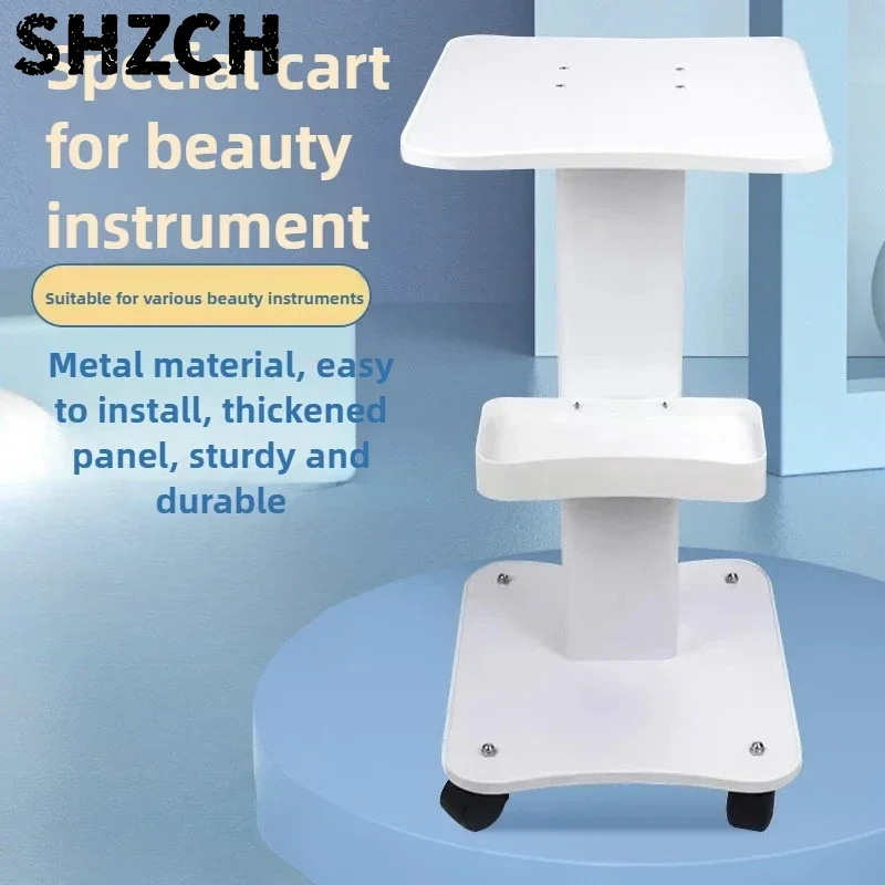 Professional Rolling Trolley Cart Beauty Salon Equipment Stand Mobile SPA Organizer for Makeup Adjustable Storage