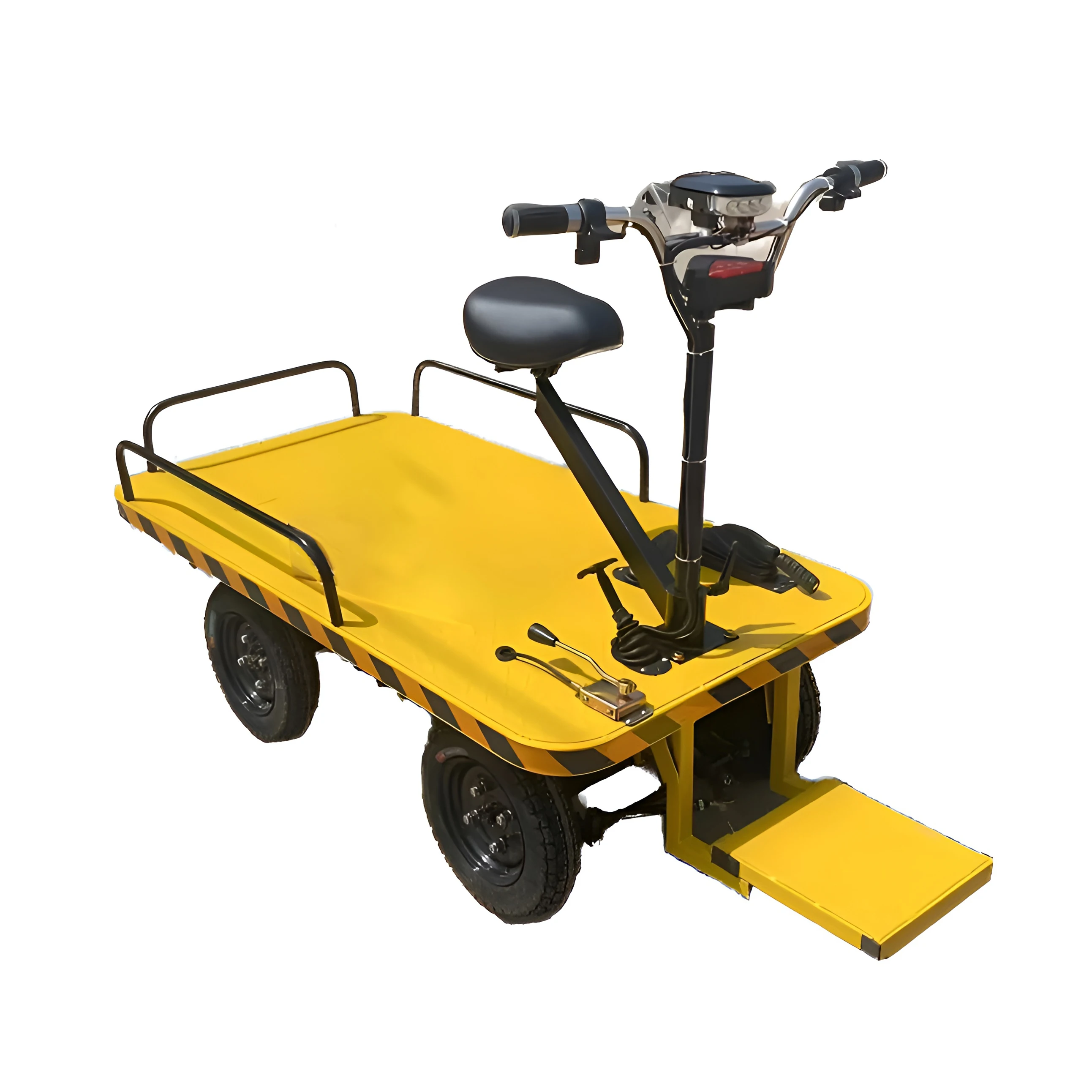 Electric Wagon Cart 2000W 48V Pneumatic Four-Wheel Engine-Powered Electric Flatbed Truck Multi-Functional New Farm Use