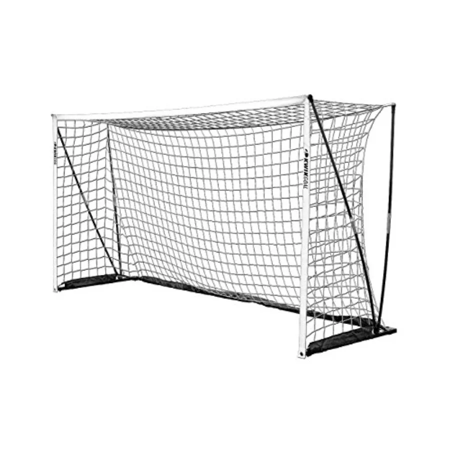 

Kwik Flex Goal for outdoor sports, flexible PVC material, black color, lightweight and portable design