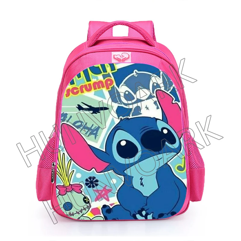 MINISO Stitch torby szkolne dla dziewczynek ortopedyczny plecak księżniczki dla dzieci plecak do szkoły podstawowej plecak dla dzieci torba na