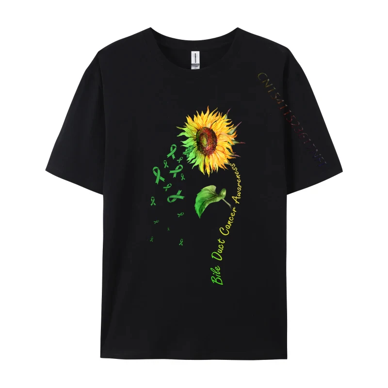 Awareness Sunflower T-shirts Cool Combed Cotton T Shirt For Men Casual Tops Shirt 2024 New Top T-Shirt Normal